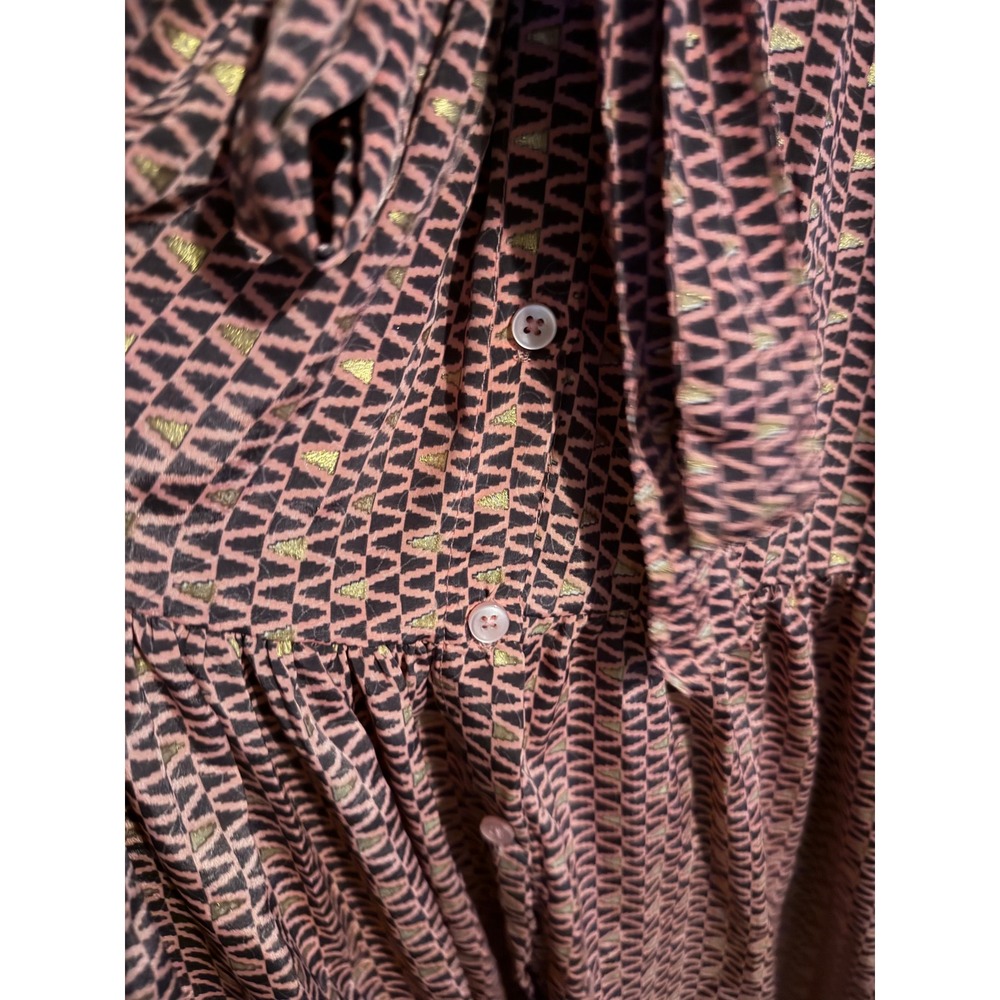Anthropologie Size L RAGA dress w pockets and tie belt. - Picture 7 of 8